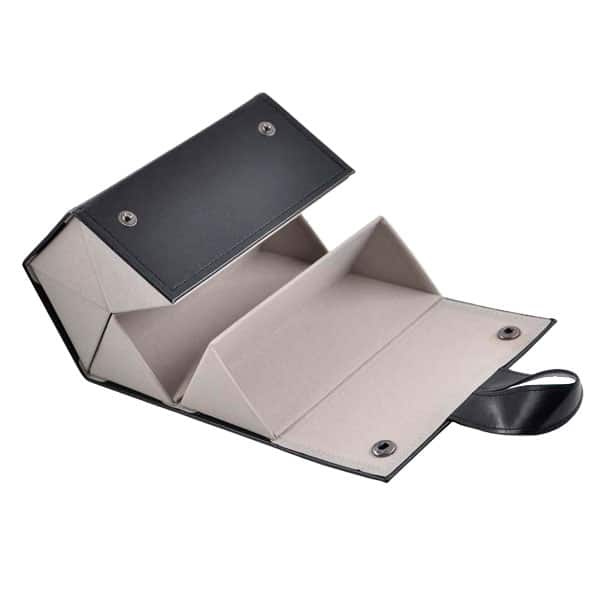 Organizador de Gafas portátil en cuero para viajes