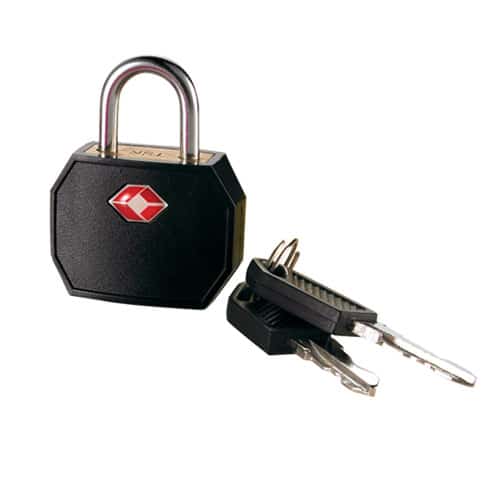Candado para maleta de viaje negro