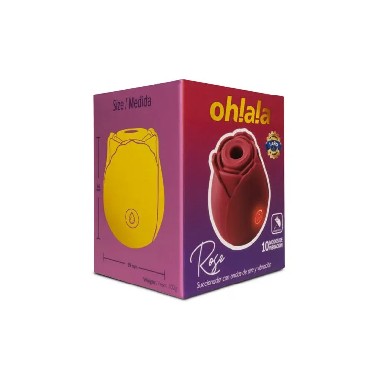 Vibrador y Succionador Ohlala Rose - Imagen 7