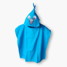 Toalla de microfibra infantil Pájaro azul